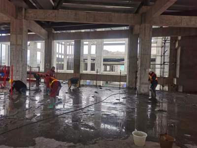 升鐘湖國家濕地公園宣教中心主體工程建設如火如荼